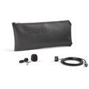 SHURE WL185M MICRO cravate, condensateur, cardioïde, connecteur LEMO, noir