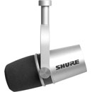 SHURE MV7-S MICRO dynamique, cardioïde, sortie USB/XLR, argent