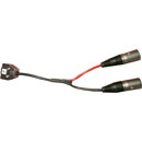 LINDOS VA-PRO CORDON ADAPTATEUR pour Alesis Protrack, Sub-D 9 broches vers 2x XLR 3pts, 150mm