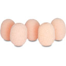 RYCOTE 105502 BONNETTE MOUSSE pour micro-cravate, beige, pack de 5