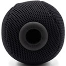 BUBBLEBEE SPACER BALL M WINDSHIELD With Long-Haired Fur Cover, 100mm diameter, 21-22mm mount, black
