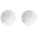 BUBBLEBEE TWIN WINDBUBBLES BONNETTE micro-cravate, taille 3, trou 40mm, pack de 2, blanc