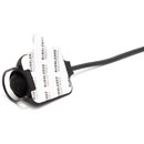 BUBBLEBEE LAV CONCEALER SUPPORT MICRO pour Sennheiser ME 2-II, noir