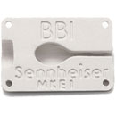 BUBBLEBEE LAV CONCEALER SUPPORT MICRO pour Sennheiser MKE 1, blanc
