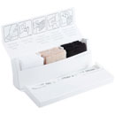 BUBBLEBEE INVISIBLE LAV COVERS MOLESKIN bambou naturel, 30x InvisibleLav, 30x caches,noir/beige/blanc