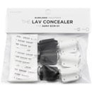 BUBBLEBEE LAV CONCEALER MIC MOUNT For Sony ECM-V1, black/white, pack of 6