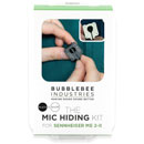 BUBBLEBEE MIC HIDING KIT pour Sennheiser ME 2-II, noir/blanc