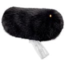 BUBBLEBEE FUR WIND JACKET Multi-pile fur, for Rycote Modular Windshield Kit 1, black