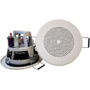 DNH BK-560CR HAUT-PARLEUR plafond, 5", 6W, grille métallique, chambre blanche, blanc RAL9010, 20 ohms