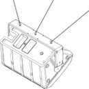 ELECTROVOICE MB 200 FIXATION pour HP SX300, pour mur ou plafond, noir