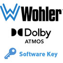 WOHLER OPT-DOLBY ATMOS CLEF LOGICIELLE OPTION MISE A JOUR Dolby Atmos/D/DD+/E/ED2, pour iAM-12G-SDI