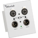 MUXLAB 500558-WH CONVERTISSEUR AUDIO analogique XLR vers Dante, 2 canaux, blanc