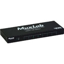 MUXLAB 500427 SPLITTER VIDEO 1x8 splitter, HDMI, HDCP 1.4/2.2, 4K/60
