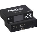 MUXLAB 500830-V2 GENERATEUR DE SIGNAL portable, HD/3G/12G SD, jusqu'à HDMI 2.0, écran LCD 3"