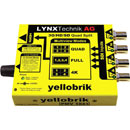 LYNX YELLOBRIKPMV 1841 MULTI ECRAN ET MONITEUR DE SIGNAL 4x3G/HD/SD-SDI ou 1x12G-4KUHD SQD (4x3G)