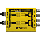 LYNX YELLOBRIK ORR 1404 FIBRE RECEIVER 4-Channel, 12G/6G/3G/1.5G-SDI, 2x SM LC, 1260-1620nm