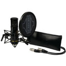 SONTRONICS STC-2 PACK MICRO condensateur, grand diaphragme, pad, cardioïde, accessoires, noir