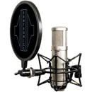 SONTRONICS STC-2 PACK MICROPHONE Condenser, large diaphragm, pad, cardioid, w/ accessories, silver