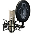 SONTRONICS STC-3X PACK MICROPHONE Condenser, large diaphragm, multi-pattern, w/ accessories, silver