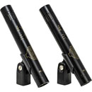 SONTRONICS STC1-SET MICROPHONE SET With matched stereo pair of STC-1, mounting bar, ABS case, black