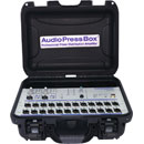AUDIOPRESSBOX APB-224 C SPLITTER DE CONF.actif, portable, 2 entrées, 24 sorties, accu/alim, noir