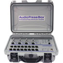 AUDIOPRESSBOX APB-416 C SPLITTER DE CONF.actif, portable, 4x entrées, 16 sorties, accu/alim, gris
