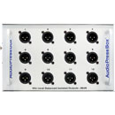 AUDIOPRESSBOX APB-P112 SB SPLITTER DE CONF.passif, boîte de scène, 1x entrée ligne, 12x sortie micro