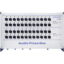 AUDIOPRESSBOX APB-448 SB SPLITTER DE CONF.actif, b.de scène,4x e.micro/ligne, 48x s.micro/ligne, accu