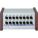 AUDIOPRESSBOX APB-116 P SPLITTER DE CONF.actif, à poser,1x entr.micro/line, 16x sort.micro/line, accu