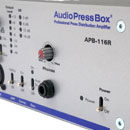 AUDIOPRESSBOX APB-116 R SPLITTER DE CONFERENCE actif, 2U, 1x entrée micro/ligne,16x sortie micro/line