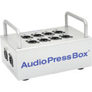 AUDIOPRESSBOX APB-008 SB-EX EXTENS.SPLITTER passif,b.de scène, 1x entr.unité comm,8x sort.micro/ligne
