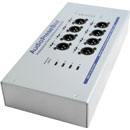 AUDIOPRESSBOX APB-112 OW-D-USB SPLIT.DE CONFERENCE actif, mural, ent.Dante, 12x sort.mic/ligne, USB-C