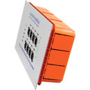 AUDIOPRESSBOX APB-112 IW-D-USB SPLITTER DE CONF.active, mural, ent.Dante, sort.USB-C, 12x mic/ligne