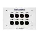 AUDIOPRESSBOX APB-008 OW-EX EXTENS.SPLITTER fix.au mur, 2x E.unité comm., 2x 4 S.micro/ligne, blanc