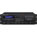 TASCAM CD-A580 V2 CD PLAYER/CASSETTE RECORDER Dual, USB recording, RCA output, 3U rack mounting3