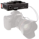 TASCAM DR-70D PORTABLE RECORDER Camera mount, 4-channel, 44.1/48/96kHz, 16/24-bit, BWF supported
