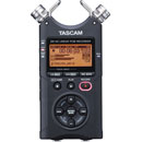 TASCAM DR-40 ENREGISTREUR PORTABLE 4 canaux WAV/MP3, SD/SDHC, entr.micro/ligne, micro stéréo cardio