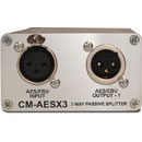 SONIFEX CM-AESX3 AMPLI DE DISTRIBUTION passive, splitter AES/EBU 3 voies, connexion XLR