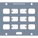 SONIFEX S2-M6SS MODULE SELECTEUR DE SOURCE 3 boutons, largeur 3 canaux, pour mixeur S2