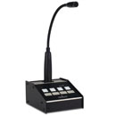 GLENSOUND BEATRICE PM4 PAGING MICROPHONE 4-channel, 12-inch gooseneck mic, Dante/AES67