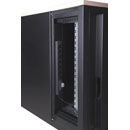 LANDE ES4207142/B-L ARMOIRE RACK ACOUSTIQUE 42U, larg.750, prof.1130, noir, panneaux érable