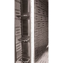 LANDE ES4207117/B-L ARMOIRE RACK ACOUSTIQUE 17U, larg.750, prof.1130, noir, panneaux érable