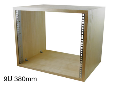 CANFORD ES4155009/A CAISSON RACK A POSER 9U, prof.500mm, frêne