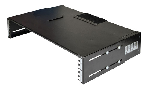 LANDE SET & STACK PANNEAUX SUP.ET INF. coulissant, entrée cable brosse, noir