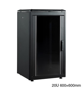 LANDE ES3626620/B-L ARMOIRE RACK 20U, larg.600, prof.600, noir, assemblée