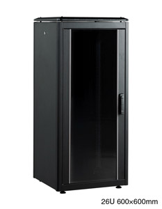 LANDE ES3626626/B-L ARMOIRE RACK 26U, larg.600, prof.600, noir, assemblée