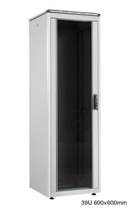 LANDE ES3626639/G-L ARMOIRE RACK 39U, larg.600, prof.600, gris, assemblée