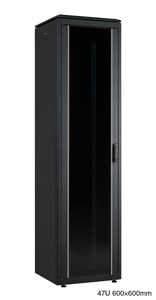 LANDE ES3626647/B-L ARMOIRE RACK 47U, larg.600, prof.600, noir, assemblée