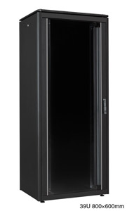 LANDE ES3628639/B-L ARMOIRE RACK 39U, larg.800, prof.600, noir, assemblée