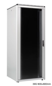LANDE ES3628839/G-L ARMOIRE RACK 39U, larg.800, prof.800, gris, assemblée